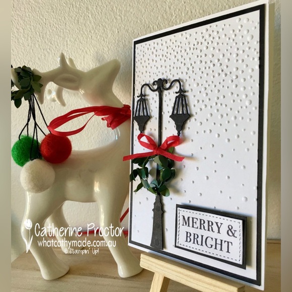 🍒 Stampin’ Up! 🍒 “Christmas Lampost” Thinlits Dies Set. - Picture 3 of 7